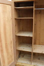 🥰 PAIR! Old Pine Double Knock Down/ Sectional 'Combination' Wardrobes. Will Split!😍