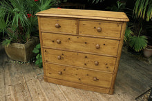 💖 Superb! Quality! BIG! Old Victorian Pine Chest Of Drawers/ Sideboard 💖