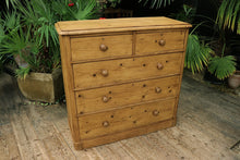 💖 Superb! Quality! BIG! Old Victorian Pine Chest Of Drawers/ Sideboard 💖