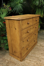 💖 Superb! Quality! BIG! Old Victorian Pine Chest Of Drawers/ Sideboard 💖