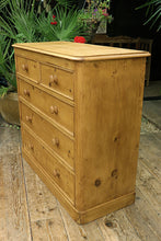 ❤️ Fab! Large! Quality! Old Victorian Pine Chest Of Drawers/ Sideboard