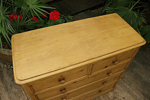❤️ Fab! Large! Quality! Old Victorian Pine Chest Of Drawers/ Sideboard