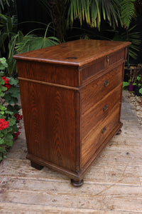 ❤️ Quality! Chunky Old Oak/ Pine Chest 4 Drawers/ Sideboard/ TV Stand ❤️