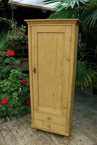 😍 Lovely! Old Pine Cupboard/ Drawers - Linen / Larder/ Home Office/ Bathroom 😍