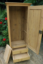 😍 Lovely! Old Pine Cupboard/ Drawers - Linen / Larder/ Home Office/ Bathroom 😍