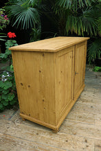 ❤️ WOW! Big! Old Pine Dresser Base/ Cupboard/ Sideboard/ TV Stand 😍