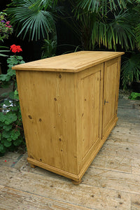 ❤️ WOW! Big! Old Pine Dresser Base/ Cupboard/ Sideboard/ TV Stand 😍
