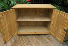 ❤️ WOW! Big! Old Pine Dresser Base/ Cupboard/ Sideboard/ TV Stand 😍