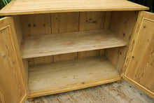 ❤️ WOW! Big! Old Pine Dresser Base/ Cupboard/ Sideboard/ TV Stand 😍