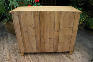 ❤️ WOW! Big! Old Pine Dresser Base/ Cupboard/ Sideboard/ TV Stand 😍