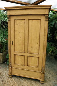 💖 Big!!! Old Victorian Shelved Pine Cupboard-Linen/ Larder/ Food/ Wardrobe 💖