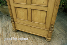 💖 Big!!! Old Victorian Shelved Pine Cupboard-Linen/ Larder/ Food/ Wardrobe 💖
