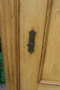 💖 Big!!! Old Victorian Shelved Pine Cupboard-Linen/ Larder/ Food/ Wardrobe 💖