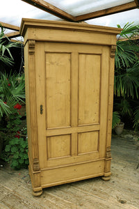 💖 Big!!! Old Victorian Shelved Pine Cupboard-Linen/ Larder/ Food/ Wardrobe 💖