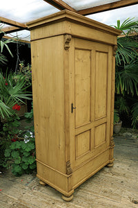 💖 Big!!! Old Victorian Shelved Pine Cupboard-Linen/ Larder/ Food/ Wardrobe 💖
