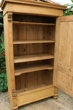 💖 Big!!! Old Victorian Shelved Pine Cupboard-Linen/ Larder/ Food/ Wardrobe 💖