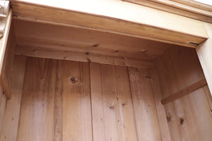 💖 Big!!! Old Victorian Shelved Pine Cupboard-Linen/ Larder/ Food/ Wardrobe 💖
