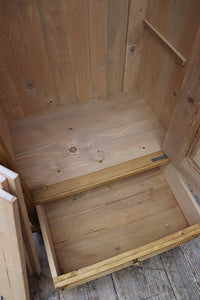 😍 Fab! Old Pine Tall Cupboard/ Linen/ Larder/ Food/ Housekeepers/ Wardrobe 😍