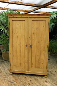 😍 Old Pine Double Knock Down Combination/ Compactum Wardrobe/ Cupboard 😍
