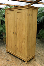 😍 Old Pine Double Knock Down Combination/ Compactum Wardrobe/ Cupboard 😍
