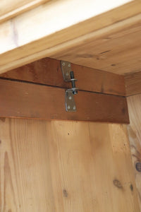 😍 Old Pine Double Knock Down Combination/ Compactum Wardrobe/ Cupboard 😍
