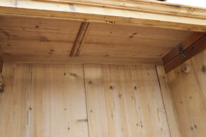 😍 Old Pine Double Knock Down Combination/ Compactum Wardrobe/ Cupboard 😍