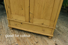❤️ Lovely! Large Old Pine Double Knock Down/ Sectional Wardrobe ❤️