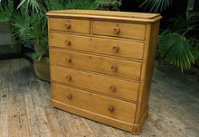 🤩 WOW! Huge! Quality! Old Victorian Pine Chest of 6 Drawers/ Sideboard 🤩