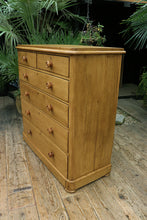 🤩 WOW! Huge! Quality! Old Victorian Pine Chest of 6 Drawers/ Sideboard 🤩