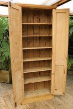 😍 Super Tall! Super Shallow! Old Pine Cupboard- Linen/ Larder/ Bookcase 😍