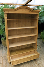 💖 Old Antique Style Pine Adjustable Bookshelf/ Bookcase/ Office Storage 💖