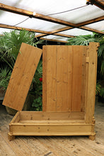 💖 BIG! Quality Old Victorian Pine Double Rail Option Knock Down Wardrobe 💖