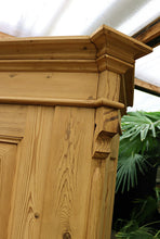 💖 BIG! Quality Old Victorian Pine Double Rail Option Knock Down Wardrobe 💖