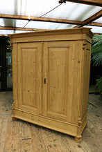 💖 BIG! Quality Old Victorian Pine Double Rail Option Knock Down Wardrobe 💖