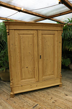 💖 BIG! Quality Old Victorian Pine Double Rail Option Knock Down Wardrobe 💖