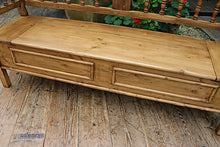 ❤️ Gorgeous! Old Antique Style Pine/ Hungarian Box Bench Seat/ Pew ❤️