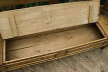 ❤️ Gorgeous! Old Antique Style Pine/ Hungarian Box Bench Seat/ Pew ❤️
