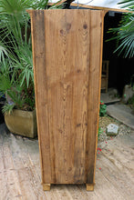 😍 Superb Old Pine Tall Slim Cupboard-Linen/ Larder/ Housekeeping/ Bathroom  😍
