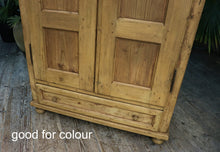 💕 WOW! Old Georgian! Shelved Pine Cupboard-Linen/ Larder/ Food/ Wardrobe 💕