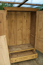 💕 WOW! Old Georgian! Shelved Pine Cupboard-Linen/ Larder/ Food/ Wardrobe 💕