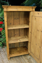 💖 Gorgeous! Old Pine One Door Victorian Cupboard - Linen/ Larder/ Food 💖
