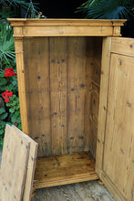💖 Gorgeous! Old Pine One Door Victorian Cupboard - Linen/ Larder/ Food 💖