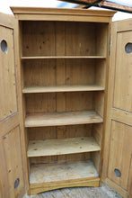 😍 Extra Tall! Shallow! Old Pine Cupboard-Linen/ Food/ Larder/ Housekeepers 😍