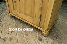 🤩 Gorgeous Old Pine 2 'Housekeepers' Kitchen Cupboard - Linen/ Larder/ Home Office 🤩