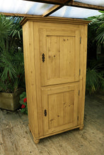 🤩 Gorgeous Old Pine 2 'Housekeepers' Kitchen Cupboard - Linen/ Larder/ Home Office 🤩