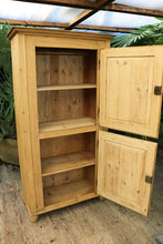 🤩 Gorgeous Old Pine 2 'Housekeepers' Kitchen Cupboard - Linen/ Larder/ Home Office 🤩