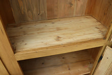 🤩 Gorgeous Old Pine 2 'Housekeepers' Kitchen Cupboard - Linen/ Larder/ Home Office 🤩