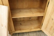 🤩 Gorgeous Old Pine 2 'Housekeepers' Kitchen Cupboard - Linen/ Larder/ Home Office 🤩