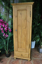 💕 Very Old! Pine Tall Slim Cupboard-Linen/Larder/Housekeeping/Wardrobe 💕