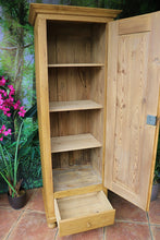 💕 Very Old! Pine Tall Slim Cupboard-Linen/Larder/Housekeeping/Wardrobe 💕